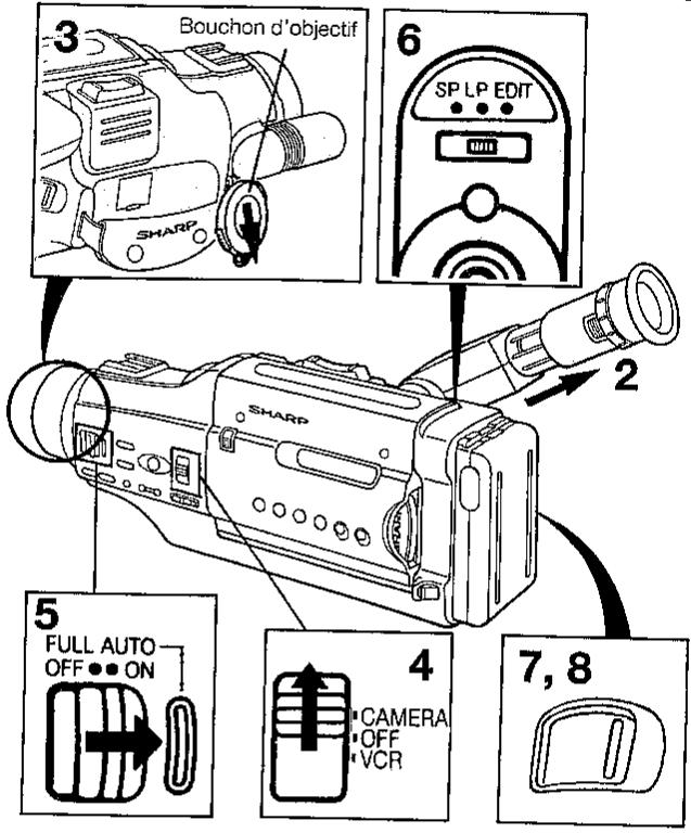 SHARP VL-ME 100 PRO  -  VL-ME100 PRO - Indications sur le fonctionnement - 2