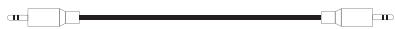 TRIANGLE LN01A - Connection via a 1/8-inch (3.5mm) jack cable - 1