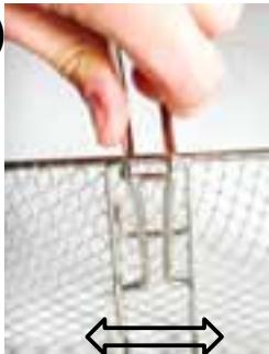 STEBA DF200 - Assembly of the handle on the frying basket - 3