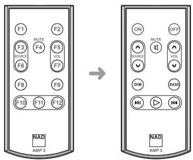 NAD C328 - APPRENTISSAGE DES CODES DE TELÉCOMMANDE IR - 1