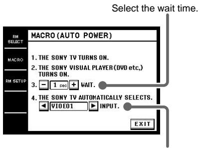 SONY RMT-TX100D - Using the Auto Power function - 1