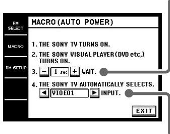 SONY RMT-TX100D - Activation de la mise sous tension automatique - 1