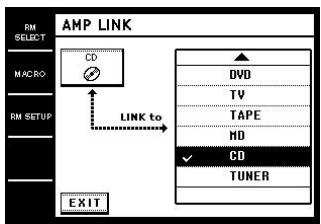 SONY RMT-TX100D - Sélection automatique d'une fonction sur l'amplificateur/amplituner (AMP LINK) - 4