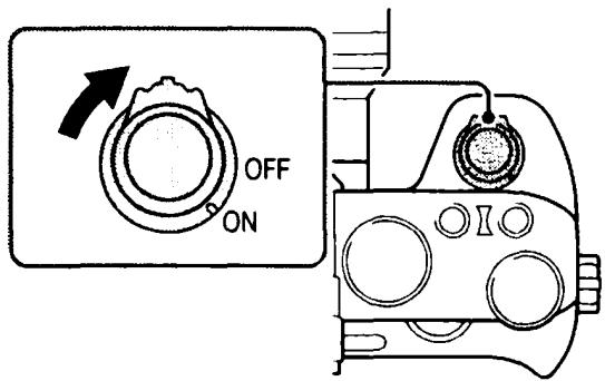 SONY ALPHA A580 - Set the power switch to ON to turn on the camera. - 1