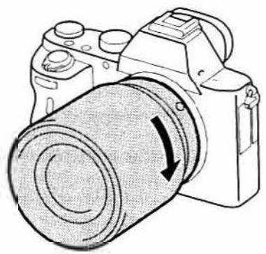 SONY ALPHA A580 - Attaching a lens - 3