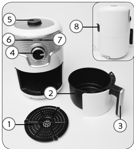 DOMO DELIFRYER DO517FR - TEILE - 1