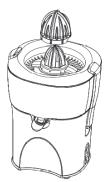 ELECTROLUX EJE977 - Utilisation de l'appareil comme presse-agrumes - 4