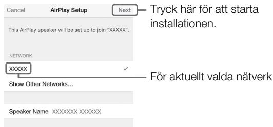 YAMAHA MUSICCAST VINYL 500 - Ansluta till att nätverk med hjälp av WAC Funktionen - 2