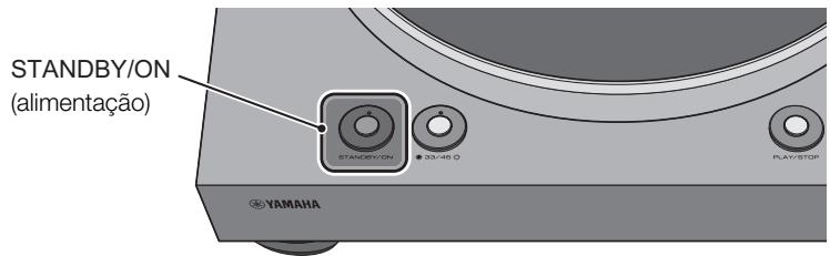 YAMAHA MUSICCAST VINYL 500 - Ligando a alimentação - 1
