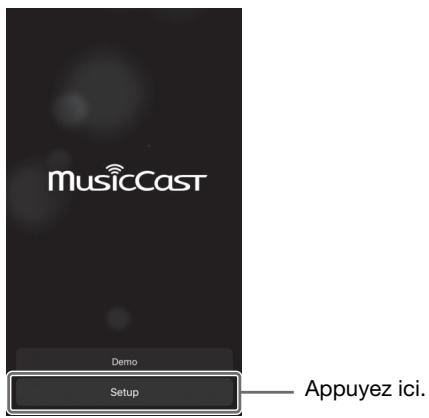YAMAHA MUSICCAST VINYL 500 - Connexion de l'unité au réseau - 1