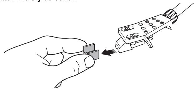 YAMAHA MUSICCAST VINYL 500 - Adjusting the stylus pressure - 1