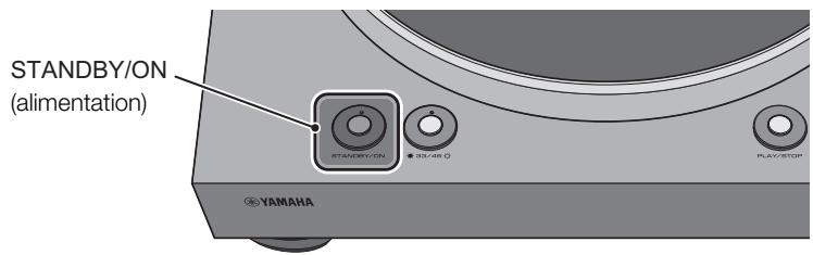 YAMAHA MUSICCAST VINYL 500 - Mise sous tension - 1
