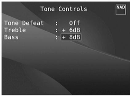 NAD T758 V3 - FONCTIONNEMENT DUT 758 - MENU DE CONFIGURATION - 5
