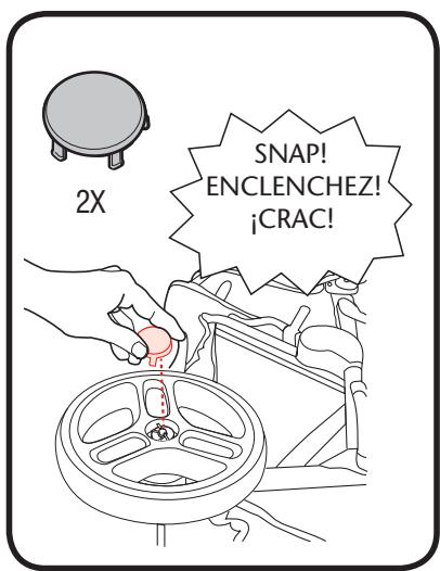 GRACO LITERIDER LX - 3-C Rear Wheels • Roublettes arrirées • Las ruedas traseras - 6