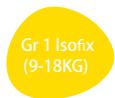 Gr 1 Isofix (9-18KG)