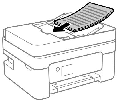 EPSON WORKFORCE WF-2850DWF - Placing Originals in the Automatic Document Feeder - 4