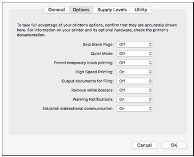 EPSON WORKFORCE WF-2850DWF - Selecting Printing Preferences - Mac - 1