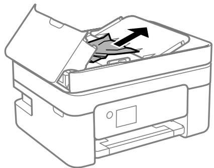 EPSON WORKFORCE WF-2850DWF - Document Jams in the Automatic Document Feeder - 2