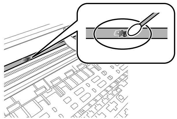 EPSON WORKFORCE WF-2850DWF - Cleaning the Print Head Path - 3