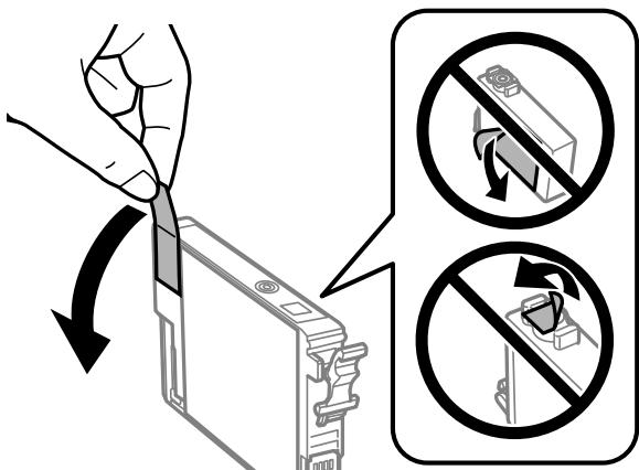 EPSON WORKFORCE WF-2850DWF - Removing and Installing Ink Cartridges - 7