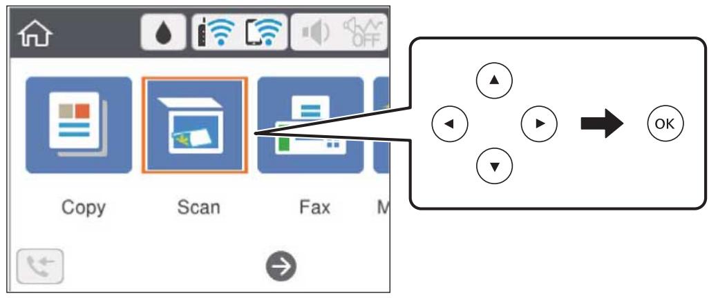 EPSON WORKFORCE WF-2850DWF - Navigating the LCD Screen - 1