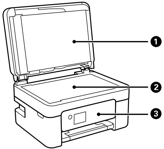 EPSON WORKFORCE WF-2850DWF - Product Parts - Front and Top - 3