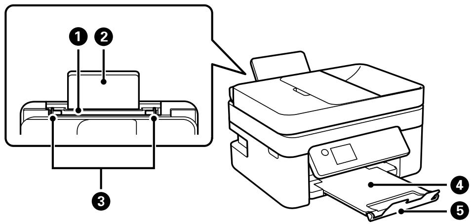 EPSON WORKFORCE WF-2850DWF - Product Parts - Front and Top - 2