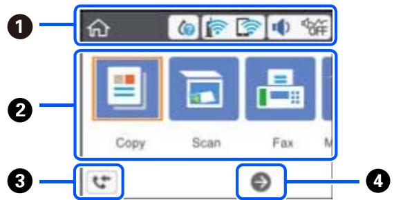 EPSON WORKFORCE WF-2850DWF - The LCD Screen - 1