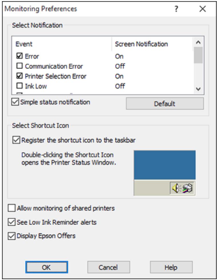 EPSON WORKFORCE WF-2850DWF - Checking Cartridge and Maintenance Box Status - Windows - 2
