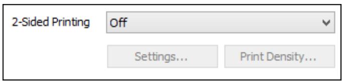 EPSON WORKFORCE WF-2850DWF - Selecting Double-sided Printing Settings - Windows - 1