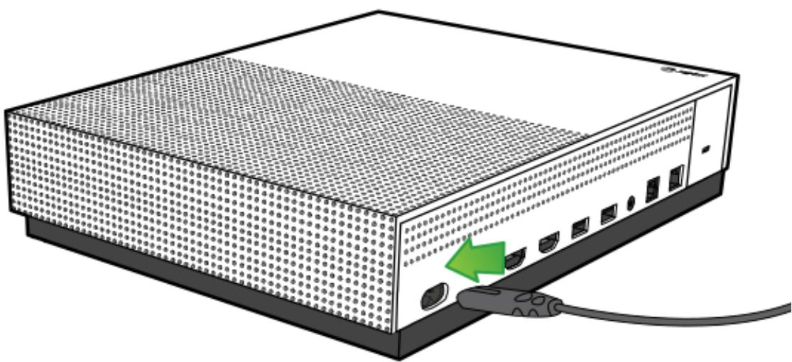 MICROSOFT XBOX ONE S 1TO - Branchez le cordon d'alimentation - 1