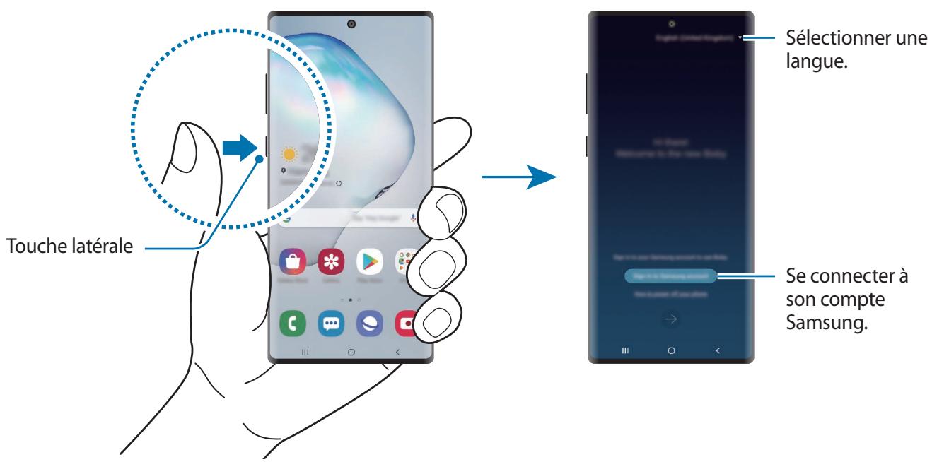 SAMSUNG GALAXY NOTE 10 - Démarrer Bixby - 1