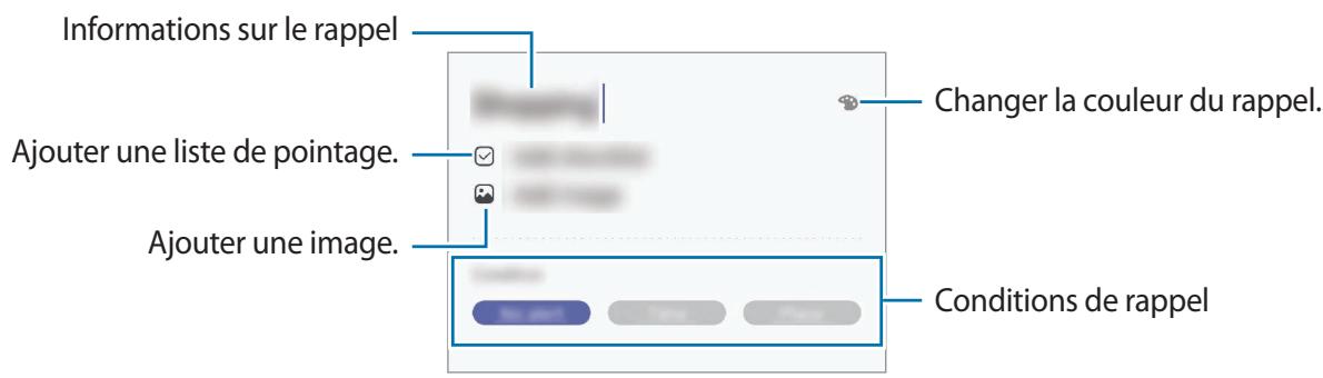 SAMSUNG GALAXY NOTE 10 - Modifier les détails des rappels - 1