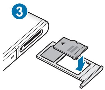 SAMSUNG GALAXY NOTE 10 - Installer une carte mémoire - 5