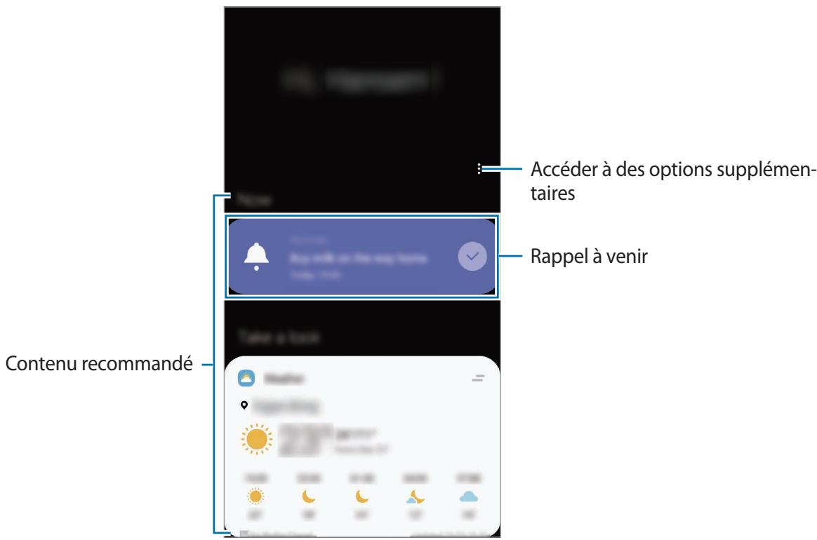 SAMSUNG GALAXY NOTE 10 - Ouvrir l'écran Bixby Home - 1