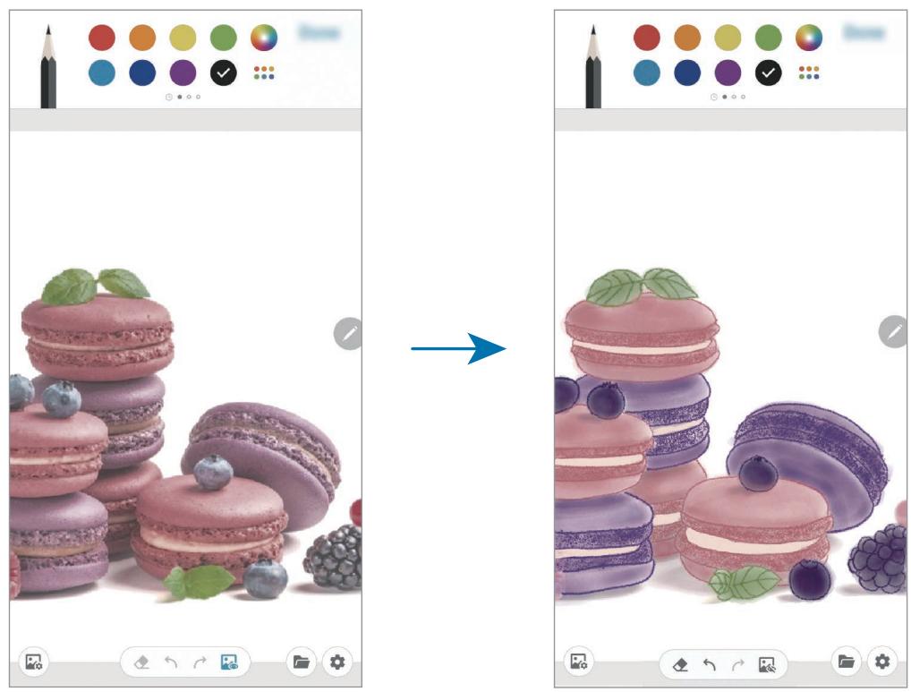 SAMSUNG GALAXY NOTE 10 - Dessins sur photos - 1