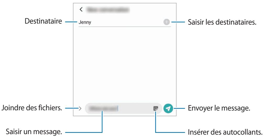 SAMSUNG GALAXY NOTE 10 - Envoyer des messages - 2