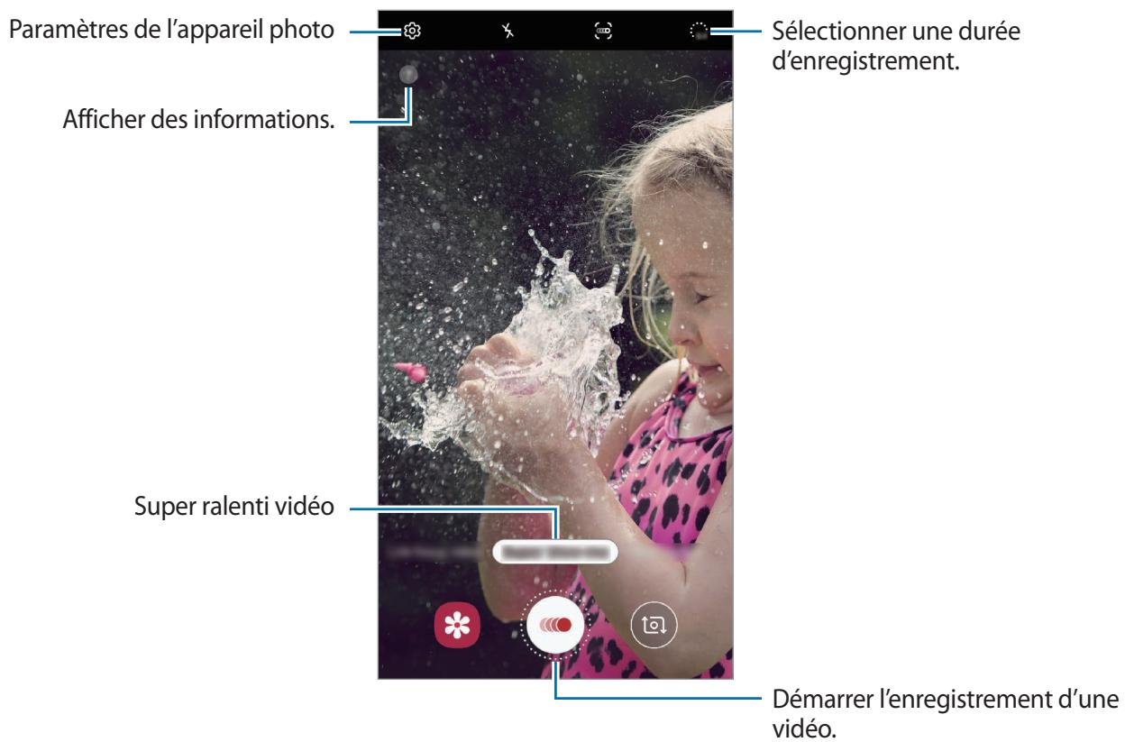 SAMSUNG GALAXY NOTE 10 - Enregistrer des videos en mode Super ralenti - 1