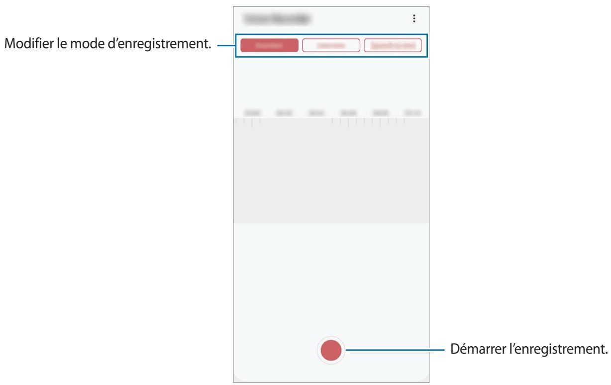 SAMSUNG GALAXY NOTE 10 - Effectuer des enregistements vocaux - 1