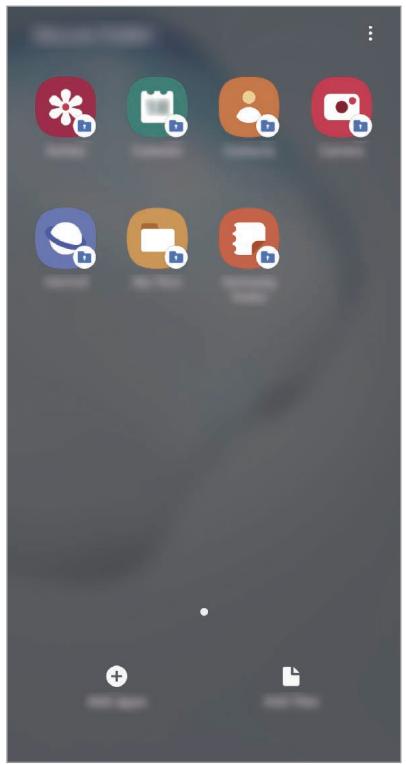 SAMSUNG GALAXY NOTE 10 - Dossier sécurisé - 1