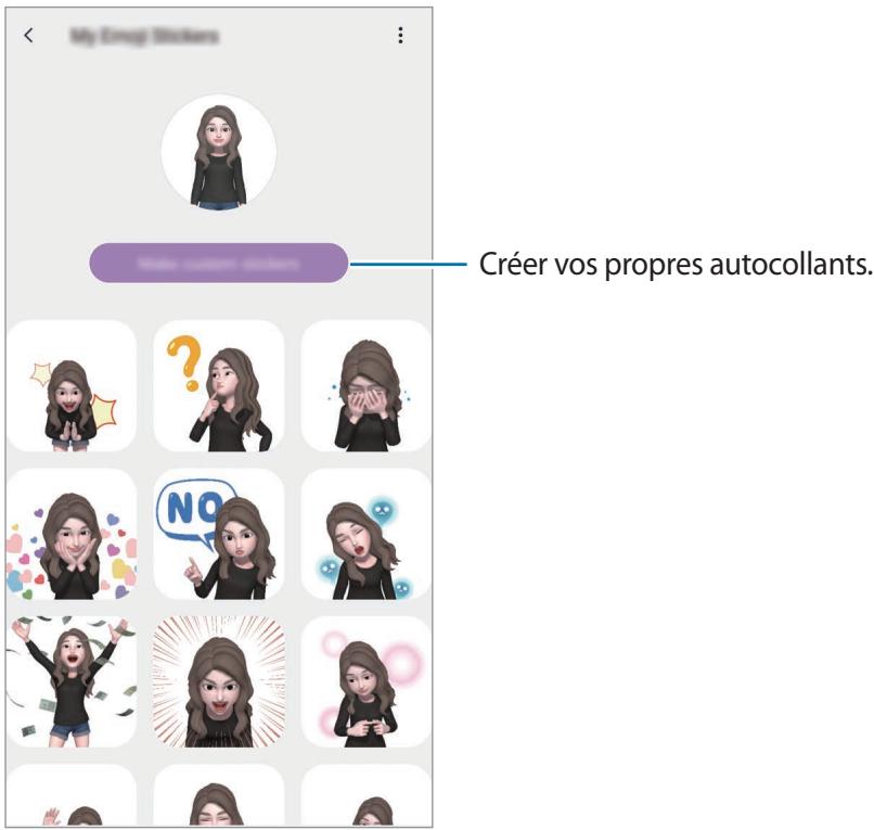 SAMSUNG GALAXY NOTE 10 - Afficher des autocollants Mon AR Emoji - 1