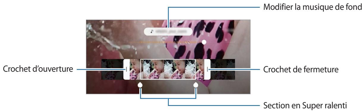 SAMSUNG GALAXY NOTE 10 - Modifier des videos enregistré en Super ralenti - 1