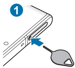 SAMSUNG GALAXY NOTE 10 - Installer une carte mémoire - 3
