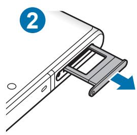 SAMSUNG GALAXY NOTE 10 - Installer une carte mémoire - 4