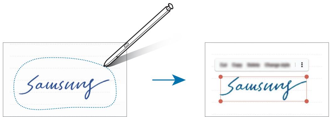 SAMSUNG GALAXY NOTE 10 - Modifier des notes manuscrites - 1