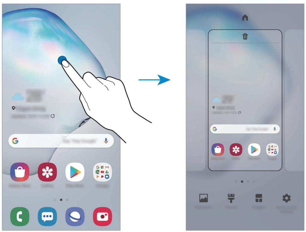 SAMSUNG GALAXY NOTE 10 - Modifier l'écran d'accueil - 1