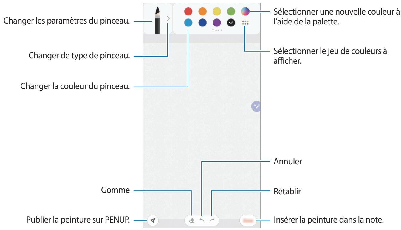 SAMSUNG GALAXY NOTE 10 - Dessiner avec des pinceaux - 1