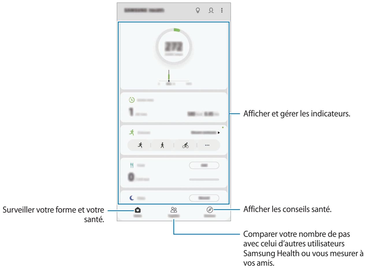 SAMSUNG GALAXY NOTE 10 - Utiliser Samsung Health - 2