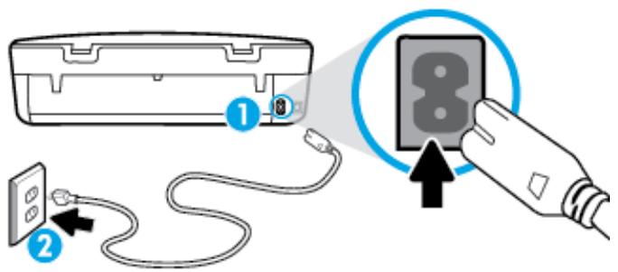 HP INSTANT INK - Pour vérifier le raccordement électrique et réinitialiser l'imprimante - 1