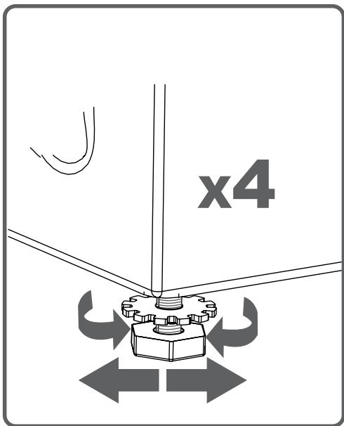 WALTHAM WTD7PACF1 - CHAPITRE -3 : INSTALLATION DE VOTRE LAVE LINGE (RETRAIT DES VIS DE BRIDAGE TRANSPORT) - 3